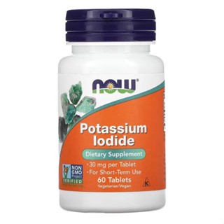 NOW Foods, Potassium Iodide, 30 mg, 60 Tablets