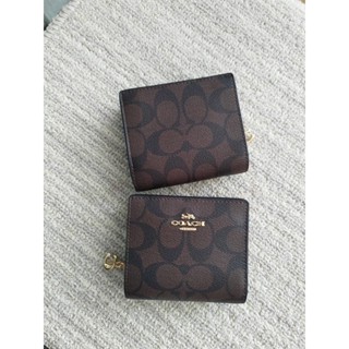 COACH C2862 SNAP WALLET IN SIGNATURE CANVAS สวยหายาก