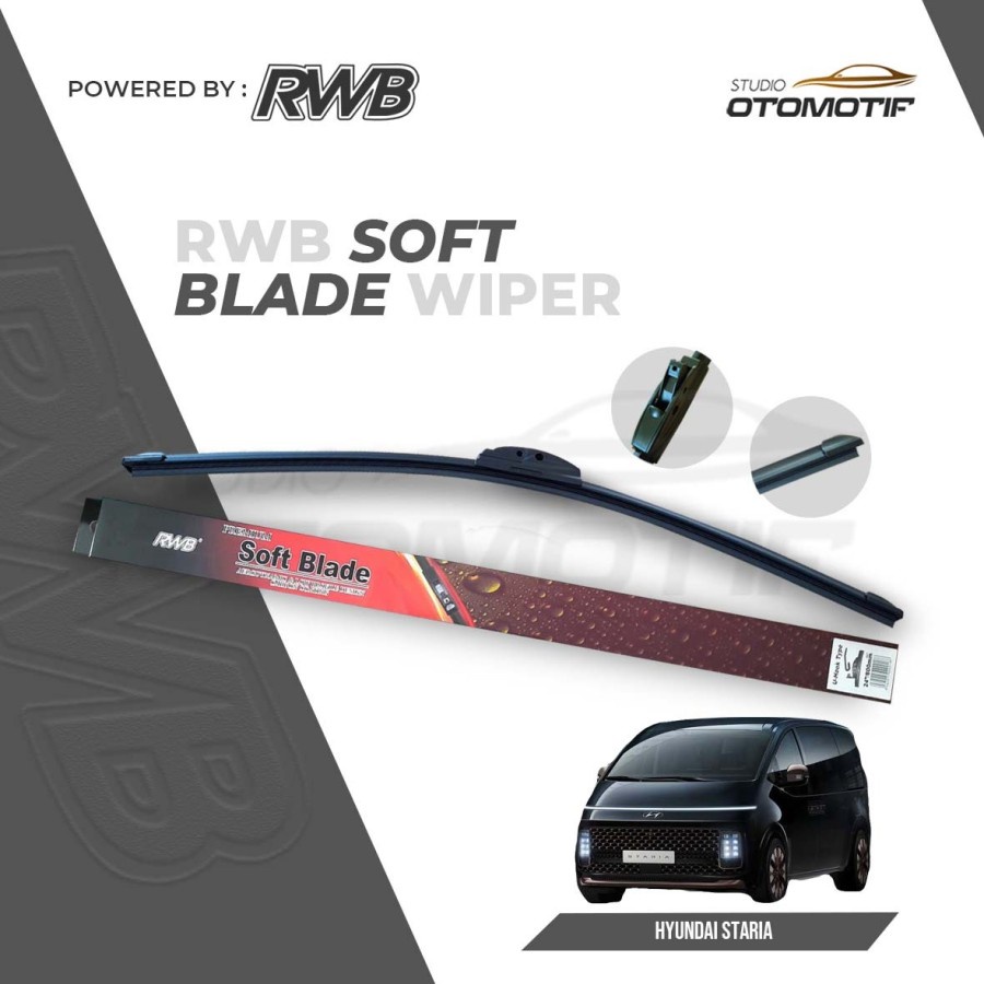 RWB S52 WIPER HYUNDAI STARIA SOFT FRAMELESS WIPER WINDSHIELD STARIA