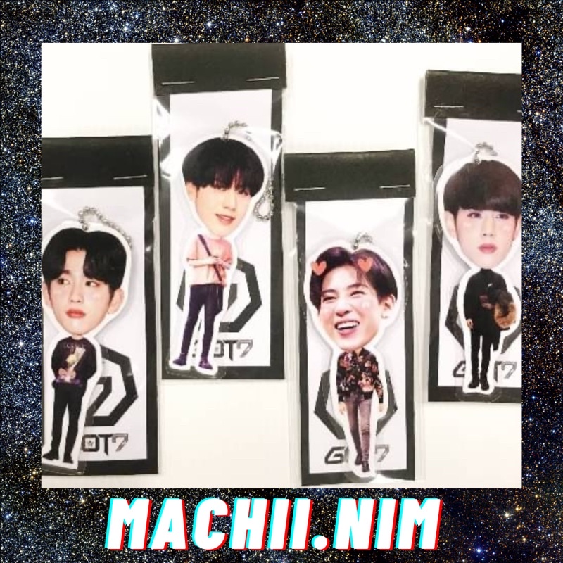 🍭🍭 พร้อมส่ง พวงกุญแจเคลือบ  GOT7 🍭🍭