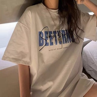 🌺เสื้อยืดผู้หญิง🌸 เสื้อยืด น่ารัก ใสๆ ใส่สบาย ลายการ์ตูนน่ารักมุ้งมิ้ง ไซส์ M-XL ผ้านิ้ม ระบายอากาศดี