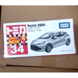 Tomica Toyota AQUA  (เบอร์ 34. Lot japan)