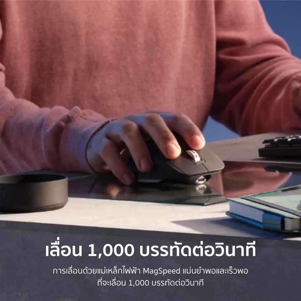 [ถูกสุดๆ 5.5]⚡️เมาส์ไร้สายรุ่นใหม่⚡️ Logitech MX Master 3S Performance Wireless Mouse ประสิทธิภาพสูง เสียงคลิกเงียบ