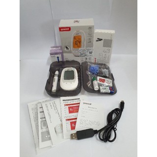 ครบเซ็ต!ชุดเครื่องตรวจระดับน้ำตาลในเลือด yuwell 305A รุ่นใหม่เครื่องศูนย์แท้100%