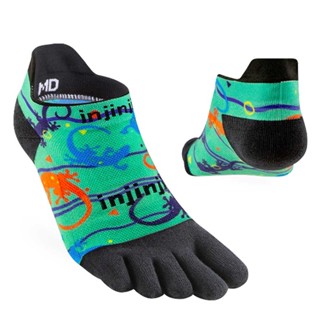 Injinji Spectrum Run Lightweight No-Show ถุงเท้าแยกนิ้ว ประเภทวิ่งถนน ข้อสั้น