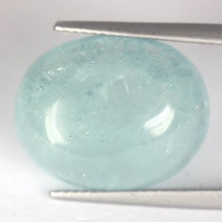 พลอยหลังเบี้ยอะความารีน(Aquamarine) นน11.62กะรัต