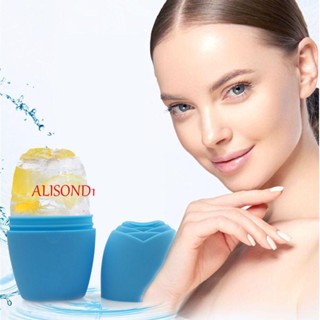 ALISOND1 Freezable Ice Roller for Eye Brighten Ice Massager Roller Ice Face Roller Cold Therapy Shrink Pores Skin Care Tool Alleviate Puffiness Cooling Face Contour Globes Women Gifts Silicone Ice Cube Mold/Multicolor