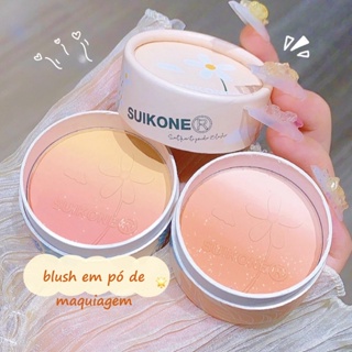 Suikone แป้งบลัชออน ไฮกลอส ไล่โทนสี สําหรับแต่งหน้า