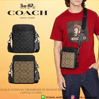 COACH SULLIVAN CROSSBODY IN SIGNATURE CANVAS (CC009)