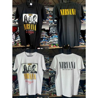 NR142 เสื้อยืดวงร็อค NIRVANA เนวานา เสื้อวง เสื้อยืดเนวานา เสื้อวินเทจ