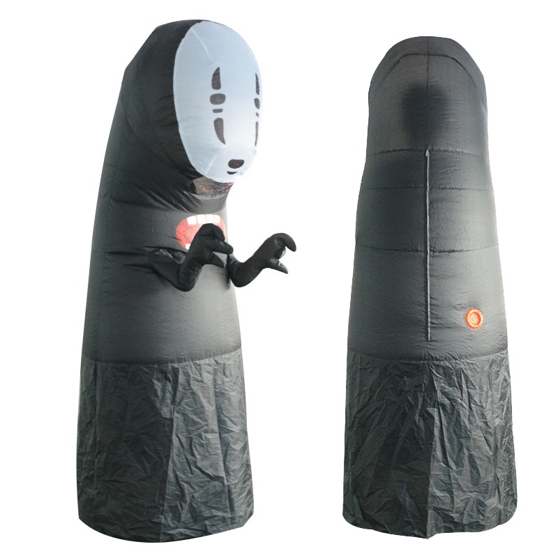เครื่องแต่งกายคอสเพลย์ การ์ตูนอนิเมะ Miyazaki Hayao Spirited Away Kaonashi เหมาะกับวันฮาโลวีน