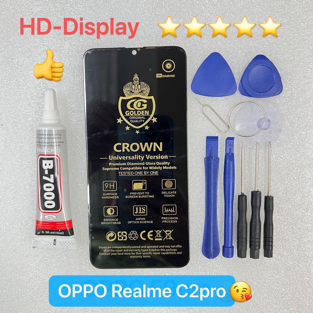 ชุดหน้าจอ OPPO Realme C2pro แถมกาวพร้อมชุดไขควง