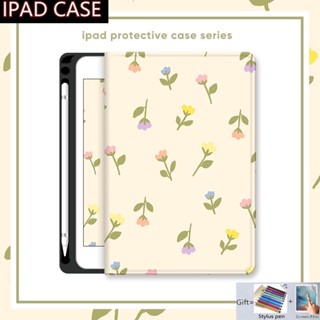 เคส ลายน่ารัก พร้อมช่องใส่ดินสอ สําหรับ Ipad Air 3rd Gen Ipad 5th 6th 7th 8th 9th 10th Mini 1 2 3 4 5 6 Ipad Pro 9.7 10.5 11