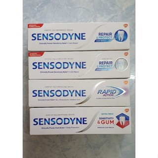 ยาสีฟันเซ็นโซดายน์ รีแพร์ &amp;โพรเทคท์ Sensodyne Repair &amp; Protect 100 กรัม