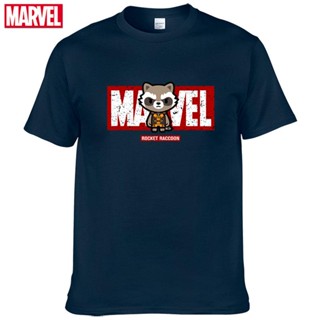 【ใหม่】ผู้พิทักษ์มหัศจรรย์ของ Galaxy Rocket Raccoon แขนสั้น Tee เสื้อผู้ชายฤดูร้อนเสื้อยืดผ้าฝ้ายกราฟิกเสื้อ T 2022 tops