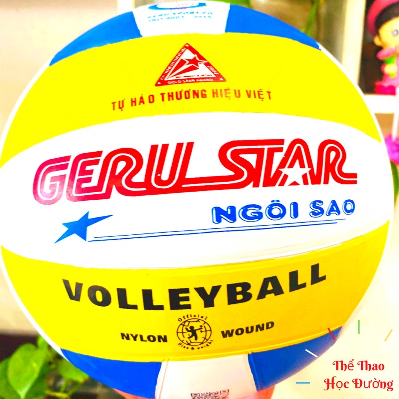 Geru V5 Rubber Volleyball Free Pump + Ball Net (ของแท้ 100%)