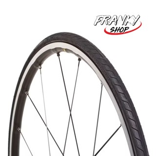 [พร้อมส่ง] ยางจักรยานเสือหมอบขอบยางยืดหยุ่น ขนาด 700X25 Triban Protect Lightweight Road Bike