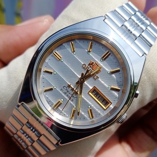 นาฬิกา Orient 21.JEWELS แบรนด์เนม มือสอง แท้100% สภาพดี 90%+++  เหมือนใหม่