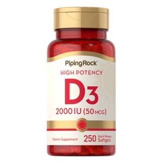 Piping Rock Vitamin D3 2,000 IU 250 Softgels