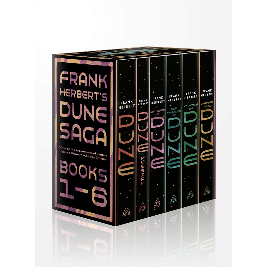 Asia Books หนังสือภาษาอังกฤษ FRANK HERBERT'S DUNE SAGA 6-BOOK BOXED SET