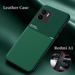 เคสโทรศัพท์มือถือหนัง กันกระแทก พร้อมที่ตั้งวางแม่เหล็ก สําหรับ Redmi A2 A1 4G 2022 A1 A2