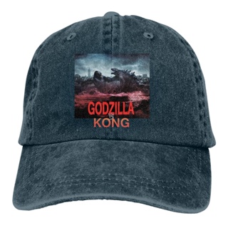 【Boutique หมวกเบสบอล】หมวกแก๊ป ผ้าฝ้าย ลาย Godzilla Vs King Kong 2020 พลัสไซซ์ ปรับได้