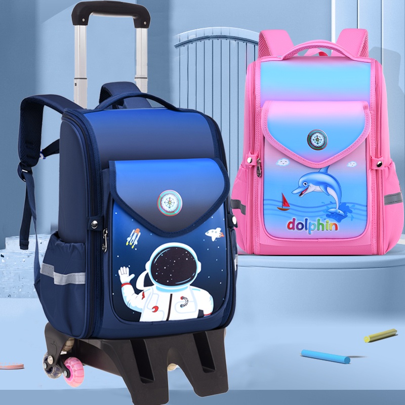 Bags & Luggage 239 บาท พร้อมส่ง กระเป๋านักเรียนแบบใหม่ จุของได้มาก กว้าง จัดระเบียบง่าย กันน้ำ เป้ลายการ์ตูน Baby & Kids Fashion