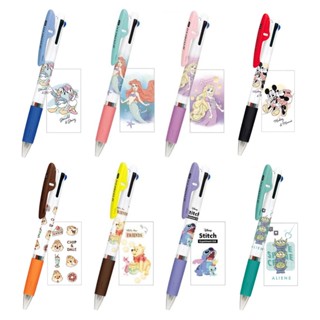 Uni Jetstream ปากกาลูกลื่น 0.5 มม. ลายดิสนีย์ Donald Duck Chip NDale Winnie the Pooh Little Mermaid Ariel 3 สี