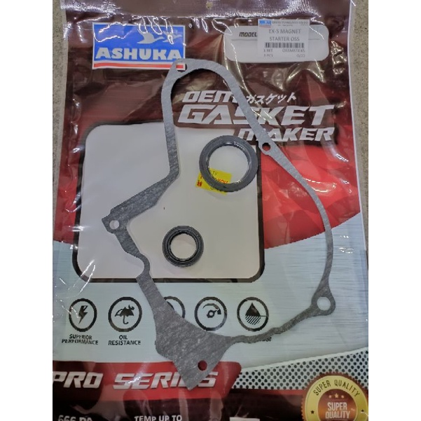 ASHUKA EX5/DREAM/W100 MEGNET GASKET & ซีลน้ํามัน