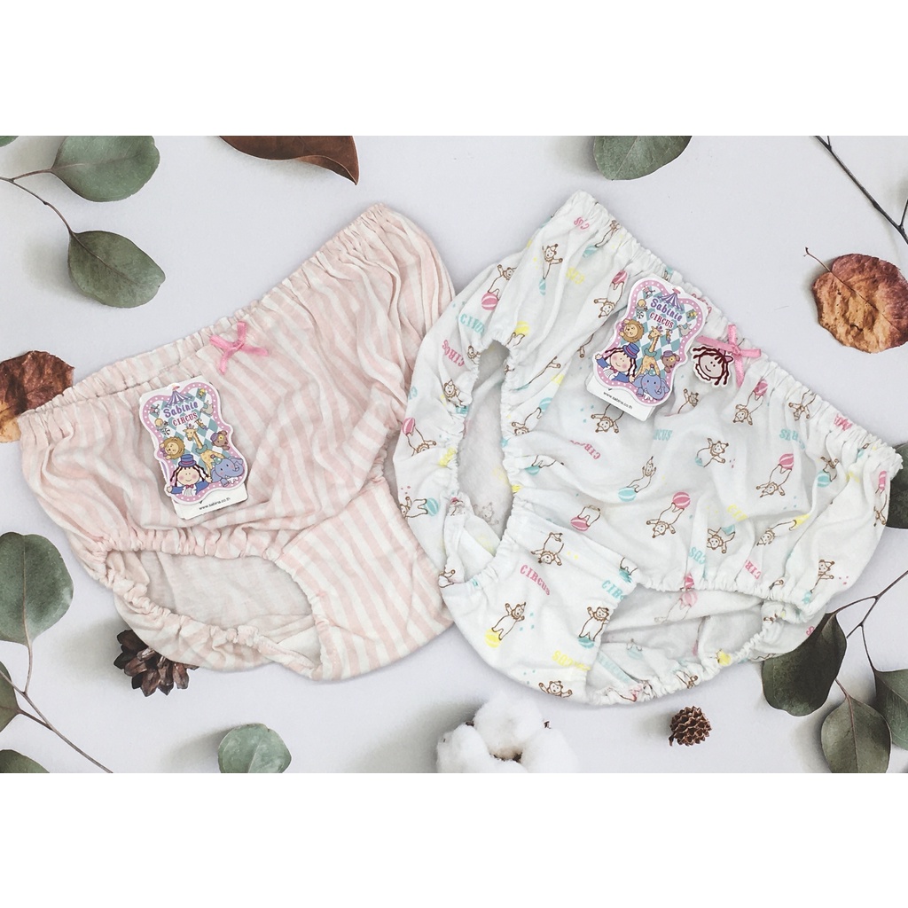 075.🐞กางเกงชั้นใน🐞Sabina Sabinie🐞กางเกงในเหมาะกับเด็กอนุบาล-ประถมศึกษา แบบร้อยยาง กันโป๊ ผ้า COTTON1