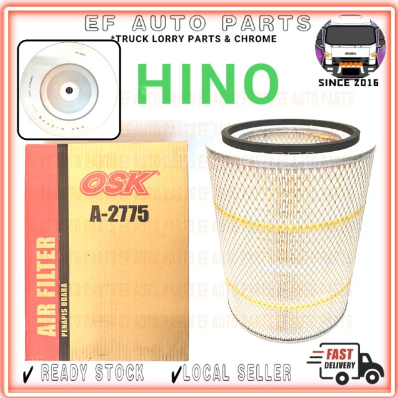 OSK A 2775 HINO PROFIA AIR FILTER 17801 2830 LORRY LORI ANGIN FILTER CLEANER