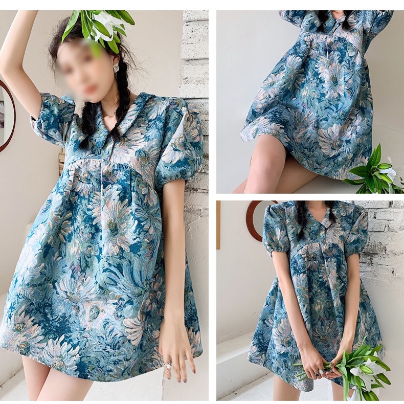 50x150 ซม.ดอกไม้ภาพวาดสีน้ํามันเส้นด้ายย้อมโพลีเอสเตอร์ผ้าฝ้ายหนา jacquard ผ้า diy สําหรับถุงแข็งรองเท้าและเสื้อผ้าปลอกหมอนผ้า TJ7465 - รูปที่ 5