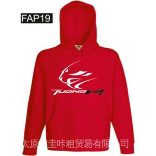 Aprilia tuono-v4 เสื้อกันหนาว มีฮู้ด สีแดง FAP19 IAWS