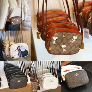 COACH Mini Jamie Camera Bag In Signature Canvas CA732 (ครอสบอดี้)