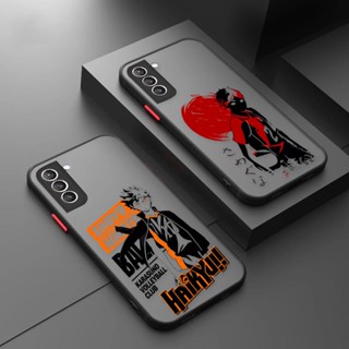 เคสโทรศัพท์มือถือ ลายการ์ตูนอนิเมะ Haikyuu Volleyball สําหรับ Samsung Galaxy M51 52 62 A71 72 73 S22 Ultra S21 S20 FE S10 S9 S8 S10E 5G Lite Plus