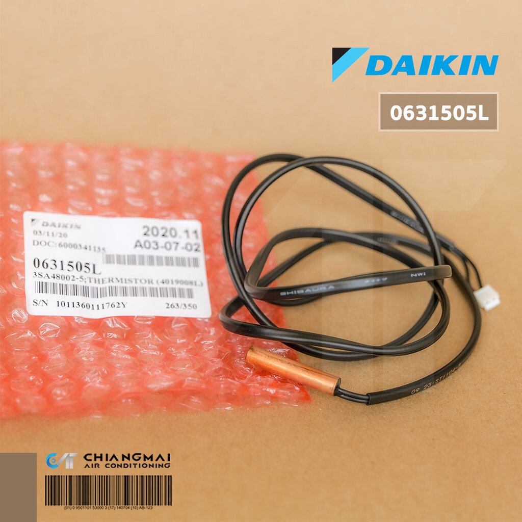 4019008 / 0631505L เซ็นเซอร์แอร์ Daikin เซ็นเซอร์แอร์ไดกิ้น เซ็นเซอร์น้ำแข็ง (THERMISTOR) อะไหล่แอร์ ของแท้ศูนย์