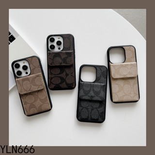 เคสโทรศัพท์มือถือหนัง PU กันกระแทก พร้อมช่องใส่บัตร หรูหรา สําหรับ iPhone 14 Pro MAX 12 Pro MAX 11 Pro MAX 13 Pro MAX 14Plus