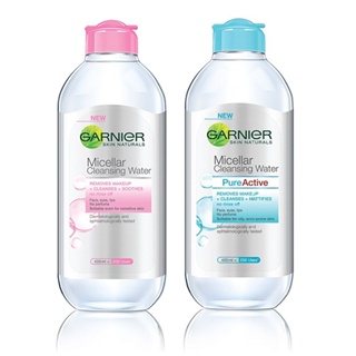 Garnier การ์นิเย่ ไมเซล่า คลีนซิ่ง วอเตอร์ สกิน 400 มล. 1 ขวด (เลือกสี)