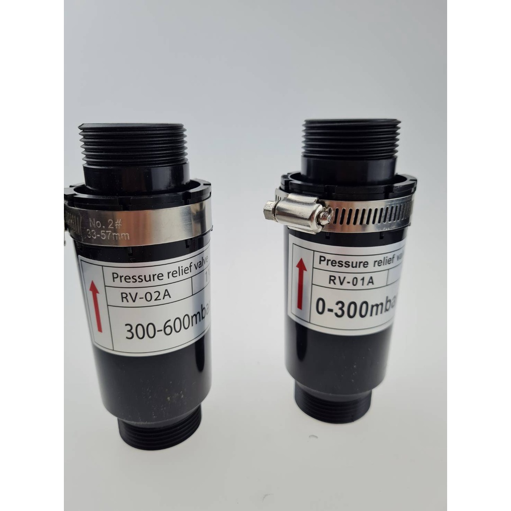 Pressure relief valve วาล์วจำกัดแรงดันในระบบลมใช้กับ Ring blower และ Root Blower ป้องกันการอั้นของลม