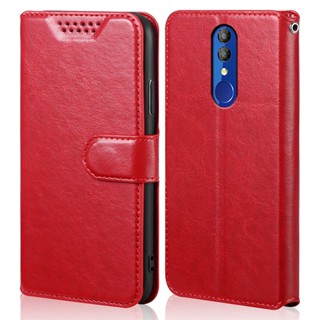 เคสโทรศัพท์หนัง PU ฝาพับ พร้อมช่องใส่บัตร สําหรับ Yes Alcatel 3 2018 5052D 3 2019 5053D 3C 2018 5026D 3C 2019