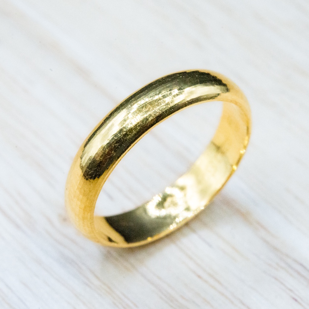 YHLG แหวนทองเกลี้ยงน้ำหนัก แหวนปอกมีด น้ำหนักครึ่งสลึง