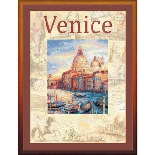 Rio-030PT Cities of the World. Venice ชุดปักครอสติชลิขสิทธิ์แท้ ครอสติชไม่พิมพ์ลาย แบรนด์ Riolis