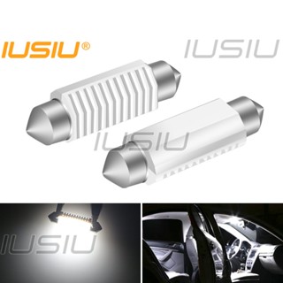 Iusiu Festoon โคมไฟอ่านหนังสือ LED 31 มม. 36 มม. 39 มม. 41 มม. C3W C5W C10W 3030 สําหรับติดป้ายทะเบียนรถยนต์