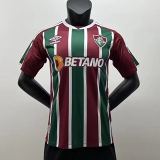 เสื้อกีฬาแขนสั้น ลายทีมชาติฟุตบอล Fluminense ทีมเหย้า และทีมเยือน 22-23 ไซซ์ S-XXL AAA