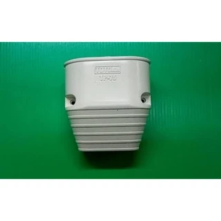 ปิดปลาย ตัวจบราง ฝาจบ รางครอบท่อแอร์ ขนาด 75 มม. ยี่ห้อ TOTO รุ่น TP-75 (1 ลังมี 20 ตัว) ยกลัง