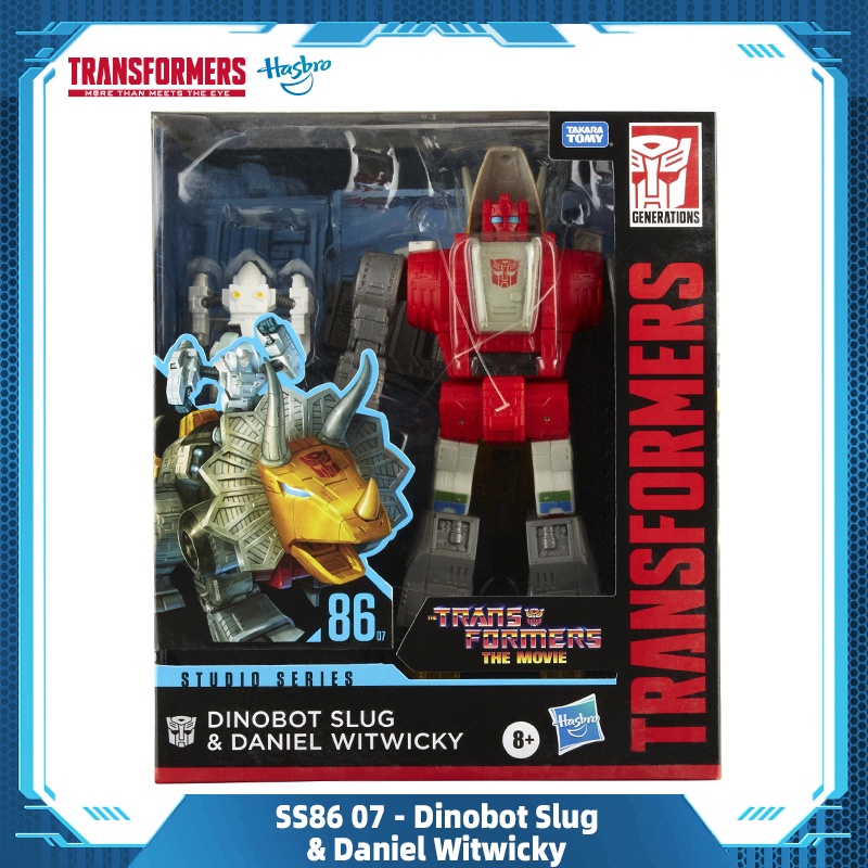 Hasbro Transformers Studio Series 86-07 Leader The Movie Dinobot Slug and Daniel Witwicky Toys Gift 