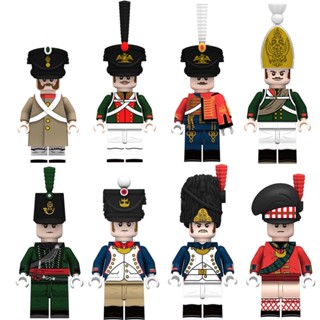 โมเดลฟิกเกอร์ Napoleon French Army Soldiers Russian Line Infantry N013-020 ขนาดเล็ก ของเล่นสําหรับเด็ก