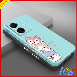 เคส Vivo T1 5G V25 V25E V15 V17 V25 Pro 5G V23 5G V23E เคสโทรศัพท์มือถือ ลายสุนัขน่ารัก สําหรับ Vivo T1 5G gg