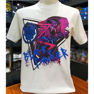 เสื้อยืดMarvel_ลิขสิทธิ์แท้ลายBlackPantherสีขาว(mvx-195)