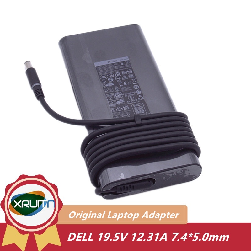 240W 19.5V 12.31A ของแท้ Dell Inspiron Precision Alienware M14x M15x M17x แล็ปท็อป AC Adapter Charge